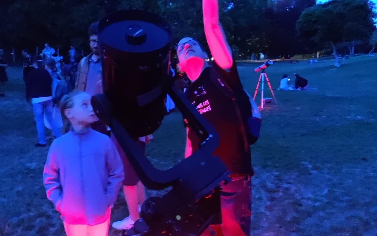 Illustration de l'événement : Soirée d'observation du ciel au square Séverine