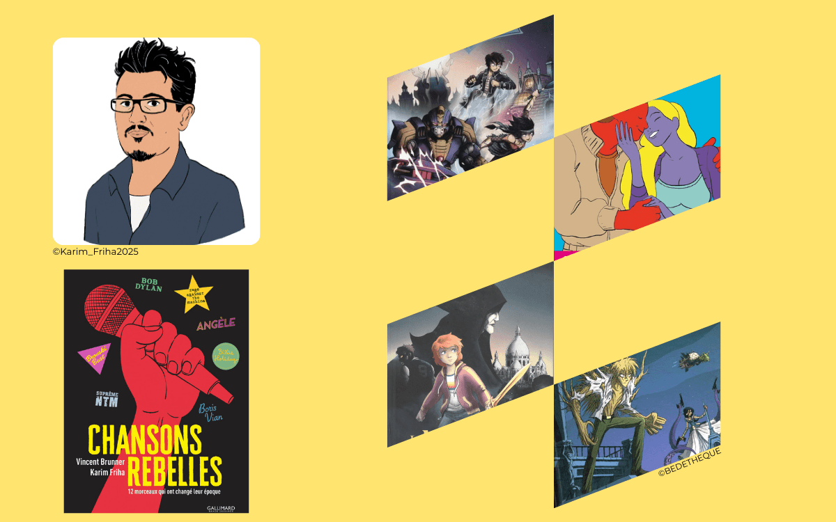Illustration de l'événement : Masterclass dessinée avec Karim Friha