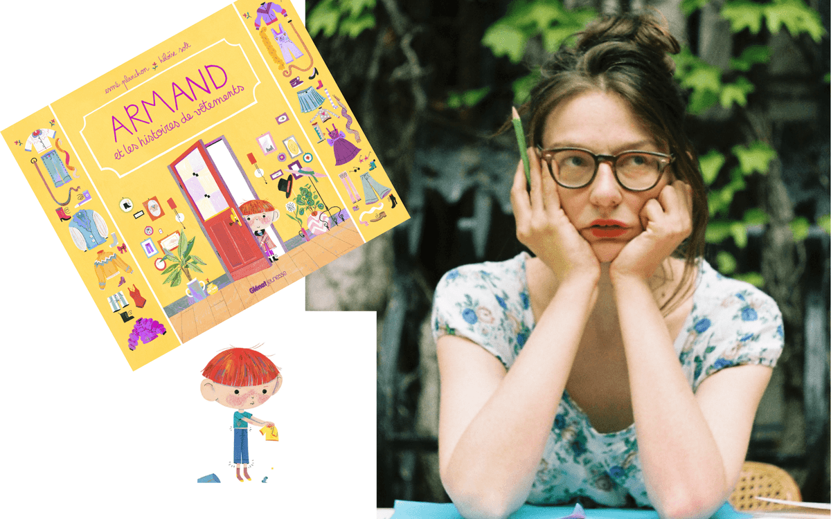 Illustration de l'événement : Rencontre avec Esmé Planchon qui signe le texte de "Armand et les histoires de vêtements"