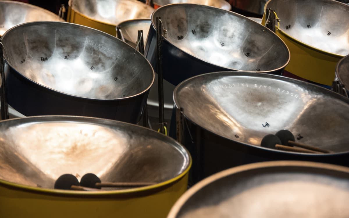 Illustration de l'événement : Concert des steelbands traditionnels Pan Arc en Ciel du conservatoire d'Achères et Kaducia de Conflans Ste Honorine
