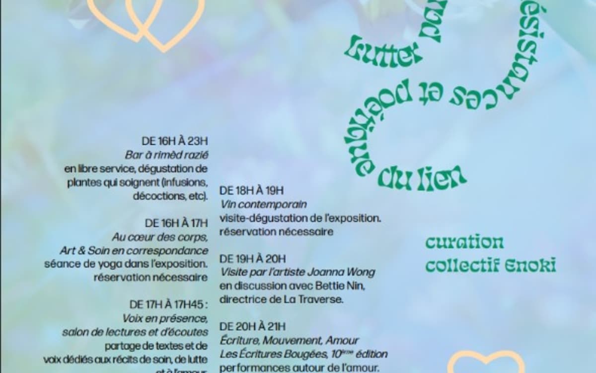 Illustration de l'événement : Séance de yoga au sein de l’exposition « Lutter par le soin » par Anaïs Agbo