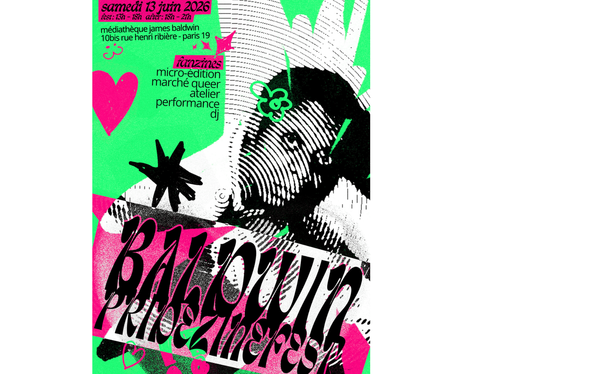 Illustration de l'événement : Baldwin Pride Zine Fest 2ème édition