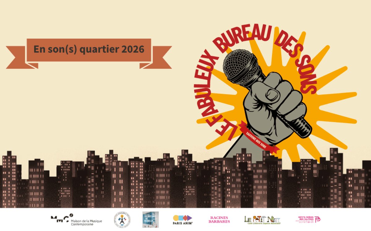 Illustration de l'événement : Restitution - En son(s) quartier 2025-2026 : le Fabuleux Bureau des Sons