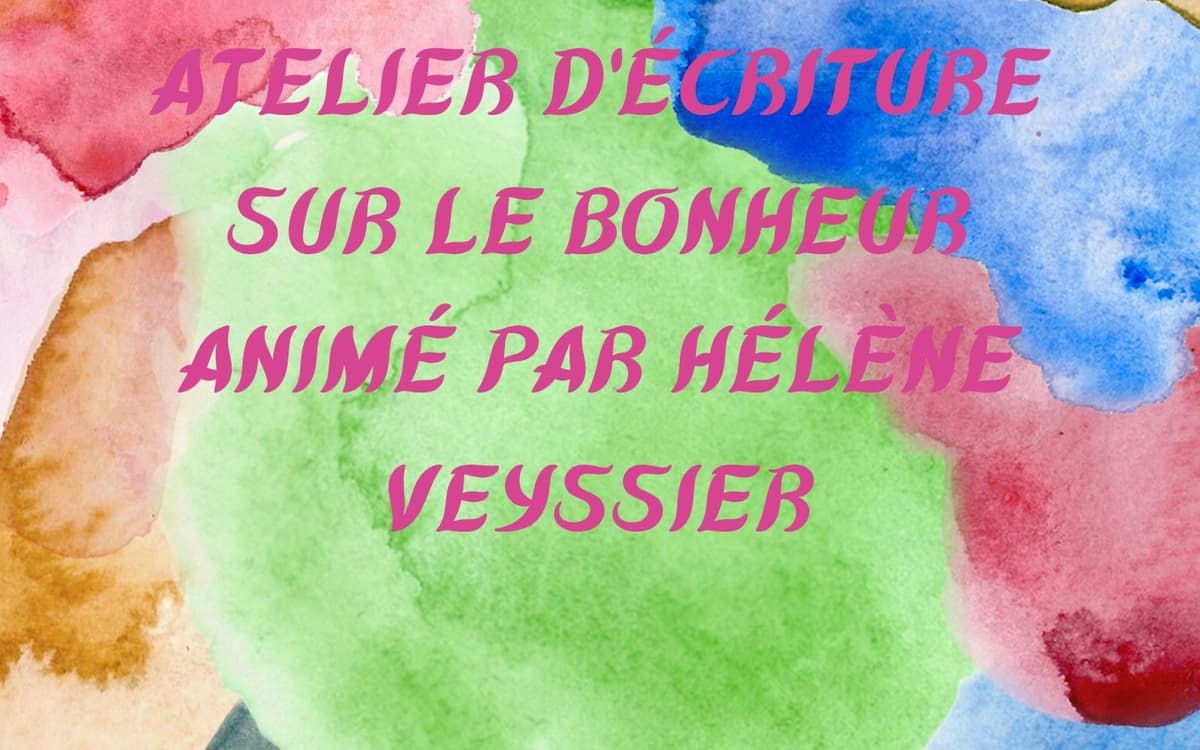 Illustration de l'événement : Festival Quartier du Livre : Atelier d'écriture animé par Hélène Veyssier