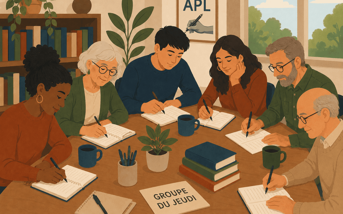 Illustration de l'événement : Atelier d'écriture à la carte - le jeudi soir