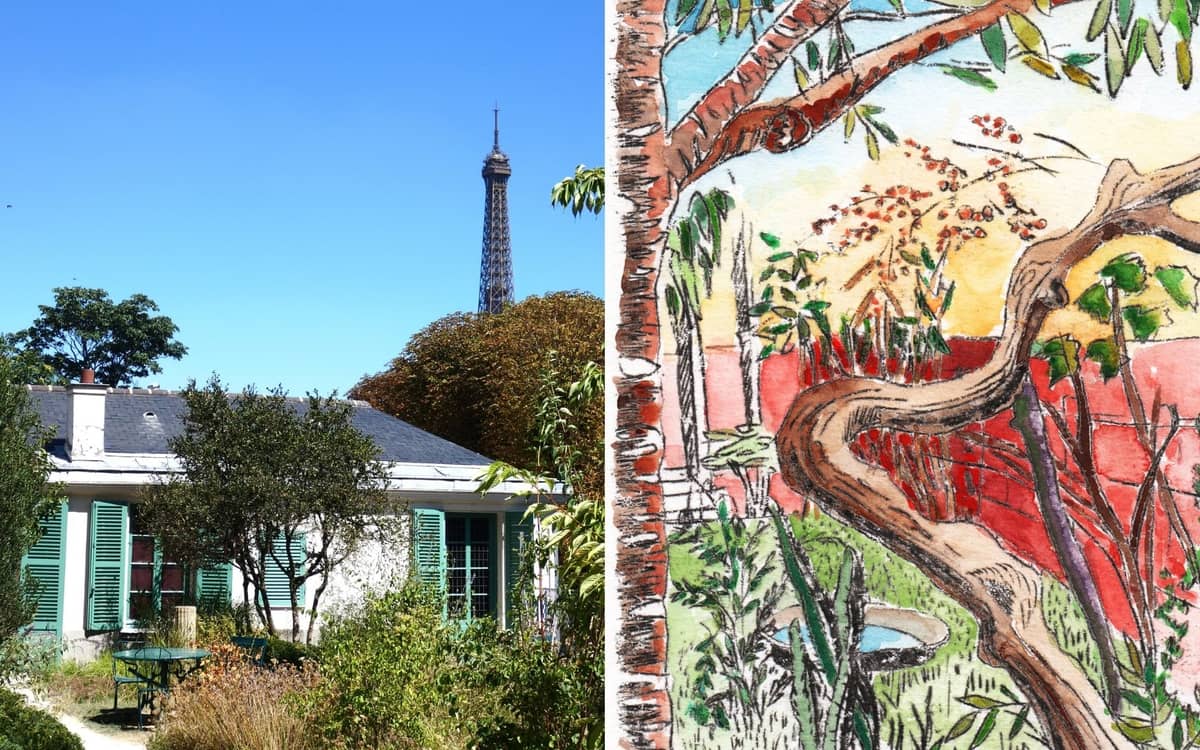 Illustration de l'événement : Atelier d'arts plastiques à la Maison de Balzac : carte postale à l'aquarelle