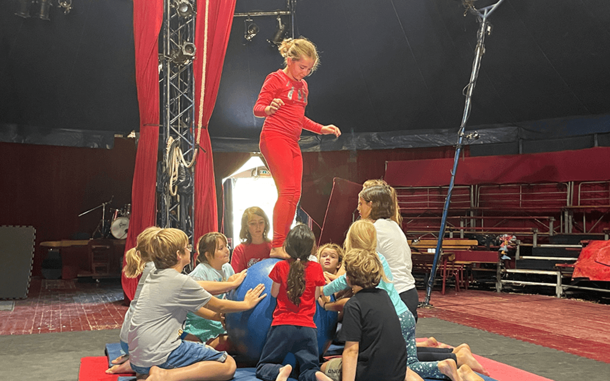 Illustration de l'événement : Atelier cirque 7-12 ans sous chapiteau !