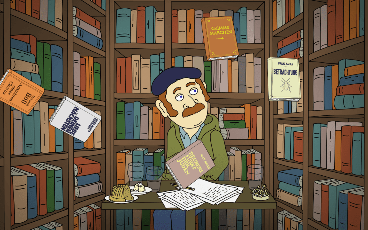 Illustration de l'événement : Le Branleur, les aventures d’Edgar Hilsenrath de François‑Xavier Destors