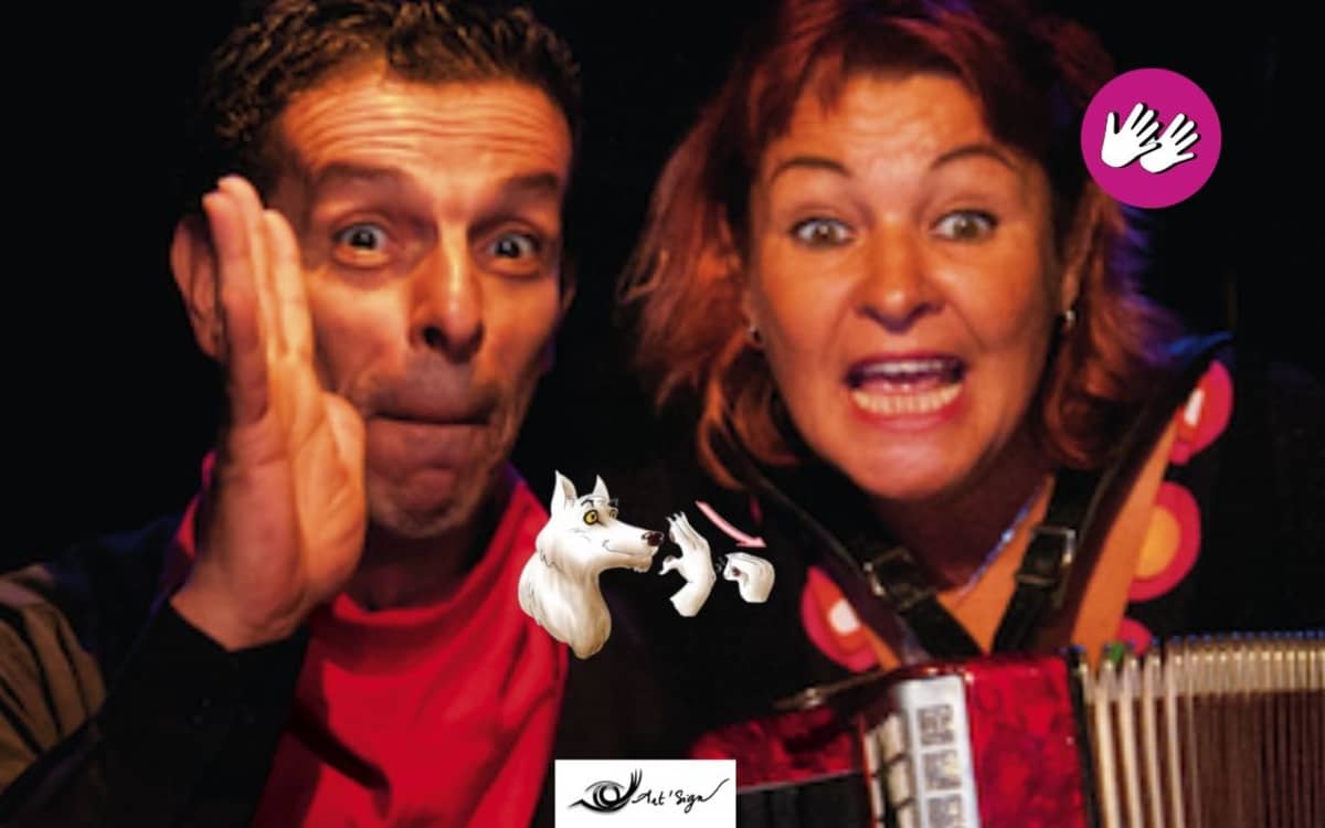 Illustration de l'événement : "Qui a peur du loup ?" spectacle en Langue des Signes française et français oral