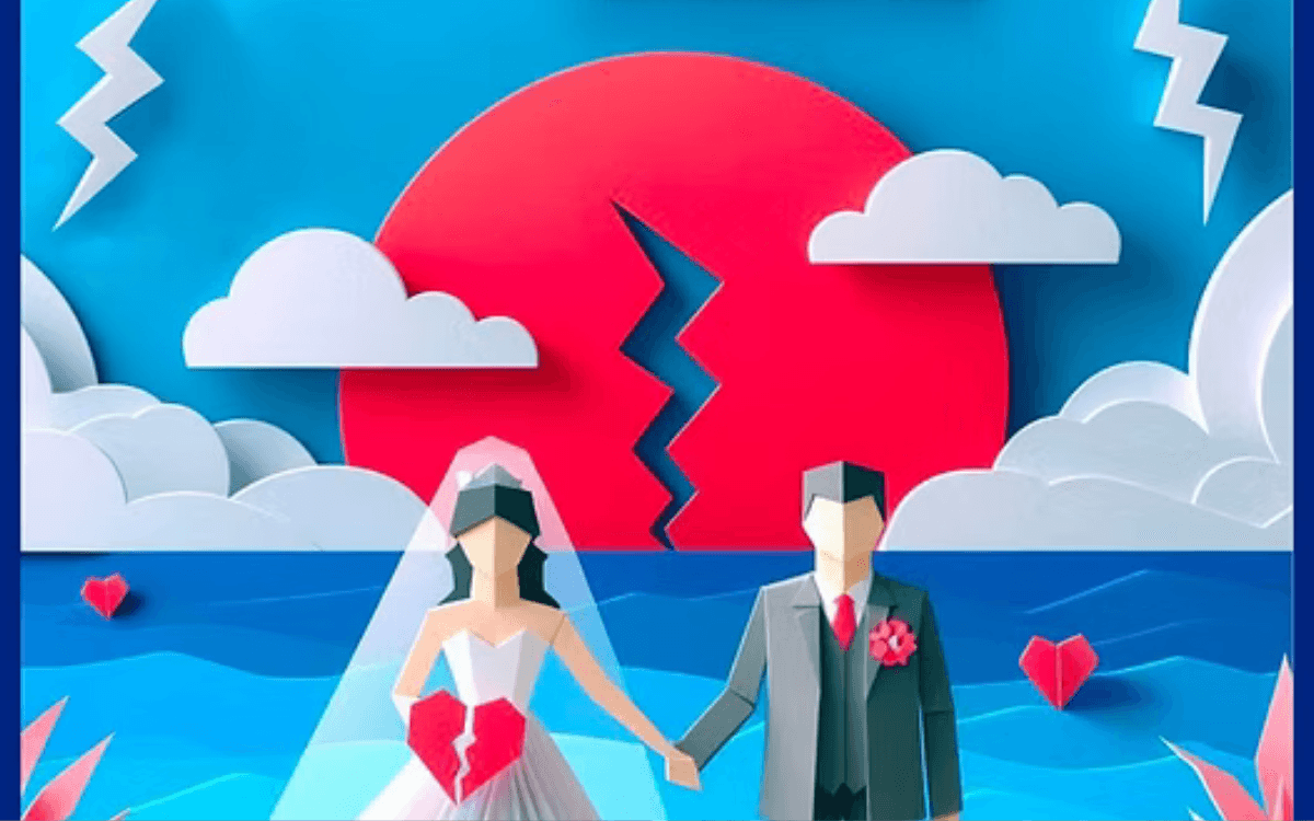 Illustration de l'événement : Ils divorcèrent pour le meilleur et pour le pire !