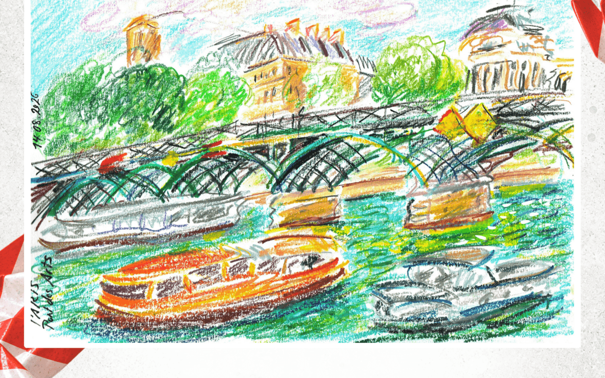 Illustration de l'événement : Exposition • Yann Le Houelleur • 15 ans à dessiner dans les rues de Paris malgré la PM