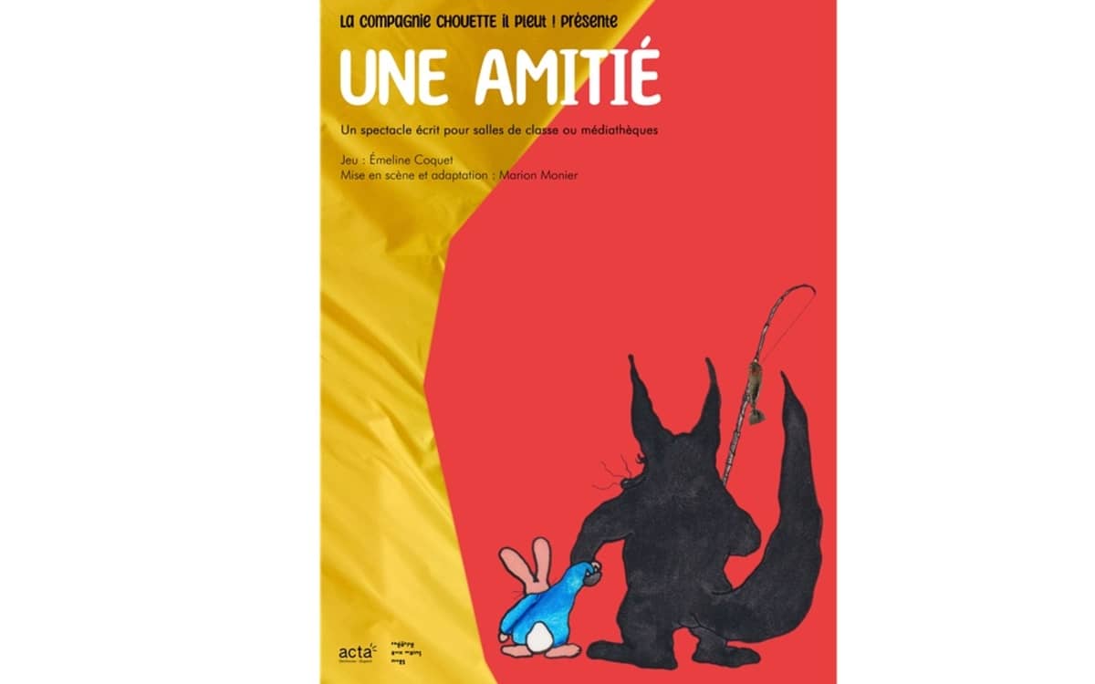 Illustration de l'événement : Spectacle "Une amitié” par la compagnie Chouette il pleut