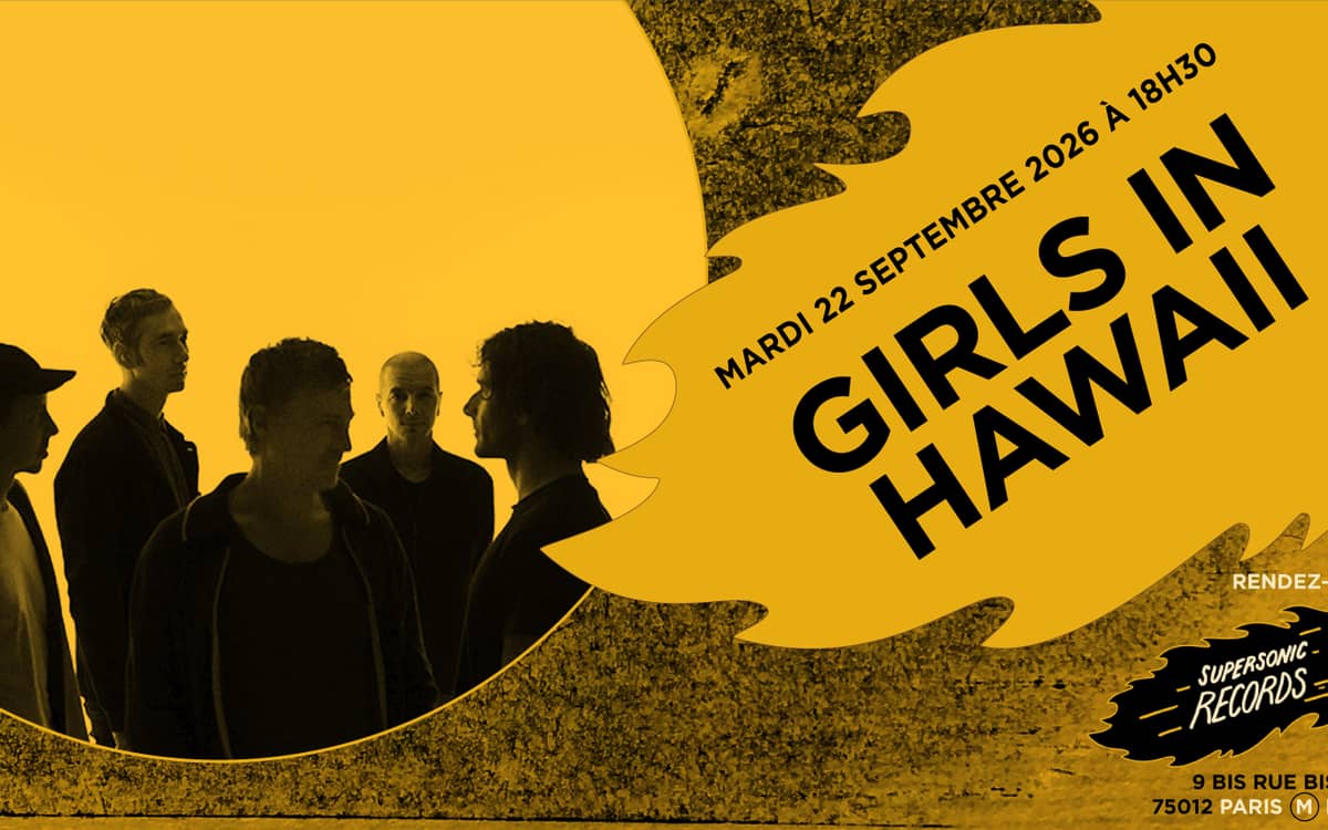 Illustration de l'événement : Girls In Hawaii Listening Party + Q&A (côté Records)