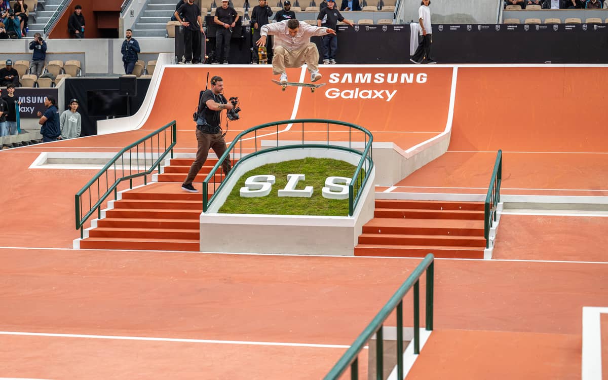 Illustration de l'événement : Le Skate revient au Stade Roland-Garros, le 3 Octobre 2026.