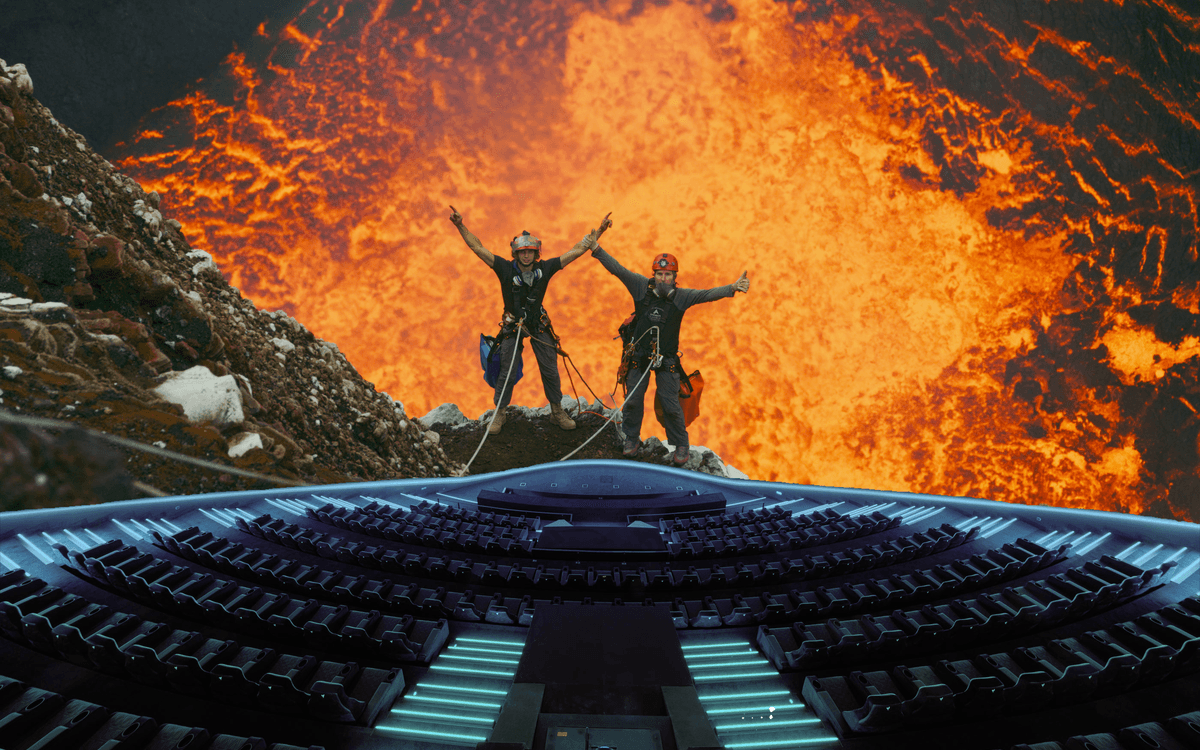 Illustration de l'événement : Avant-première Volcans en présence de Jacques-Marie Bardintzeff