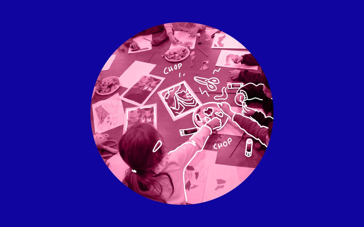 Illustration de l'événement : Vacances créatives : arts plastiques - arts et sport à Môm'Didot
