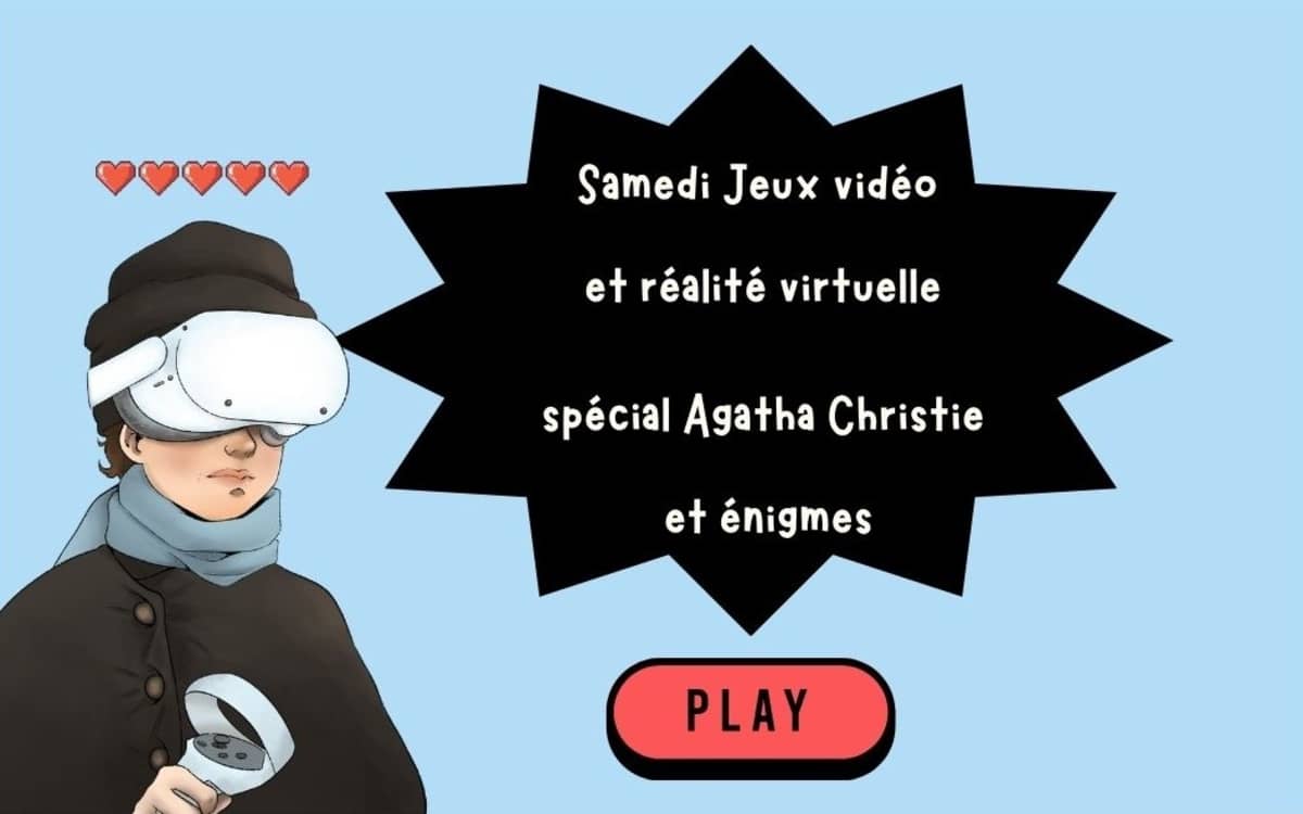 Illustration de l'événement : Samedi jeux vidéo et réalité virtuelle : enquêtes et énigmes