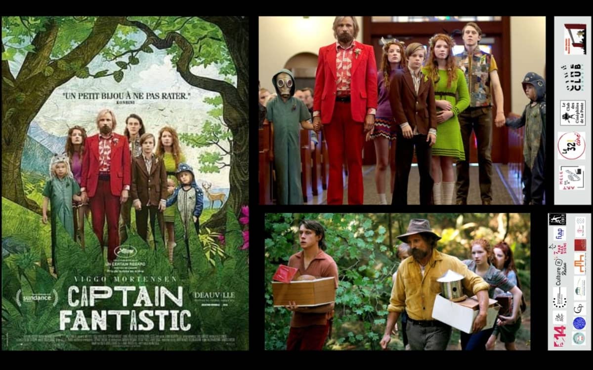 Illustration de l'événement : Projection du film de Matt Ross : Captain Fantastic (1h58)