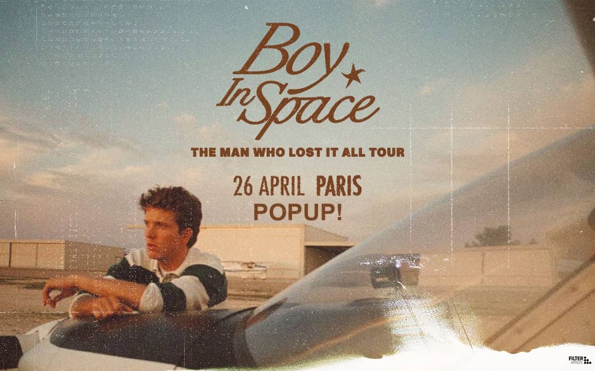 Illustration de l'événement : Take Me Out : Boy In Space en concert à Paris !