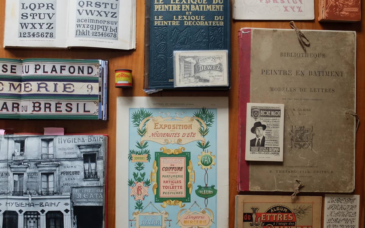 Illustration de l'événement : Peinture en lettres & lithographie : un siècle de modèles pour les peintres