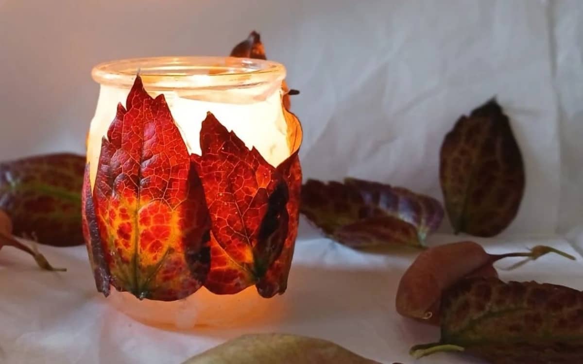 Illustration de l'événement : Atelier Photophore d'automne en famille !