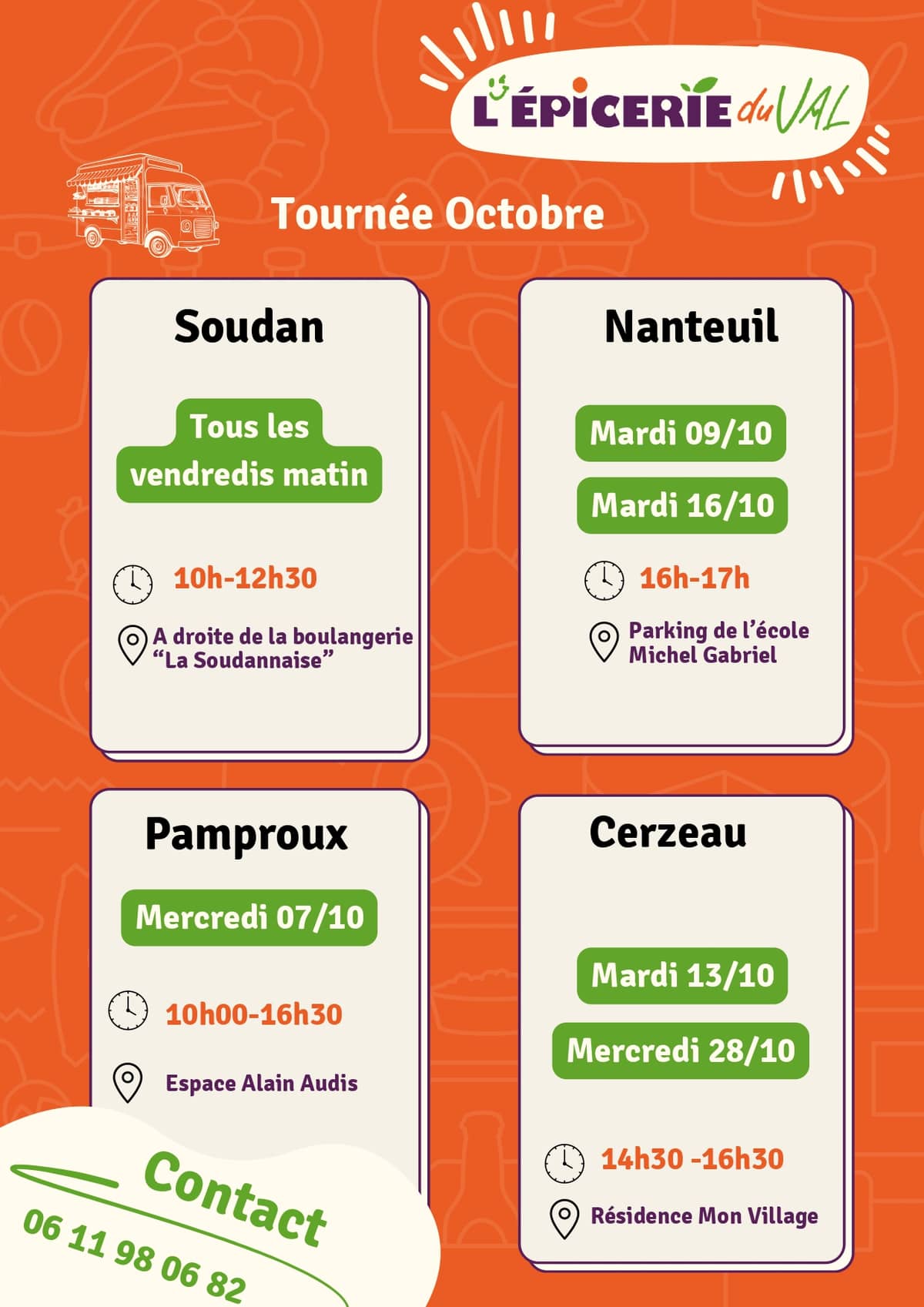 Illustration de l'événement : Tournée de l'Epicerie du Val à Nanteuil