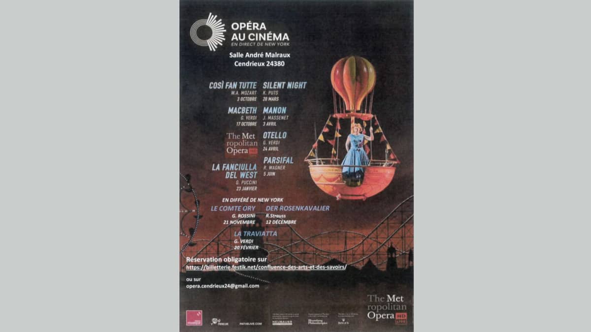 Illustration de l'événement : Opéra au cinéma
