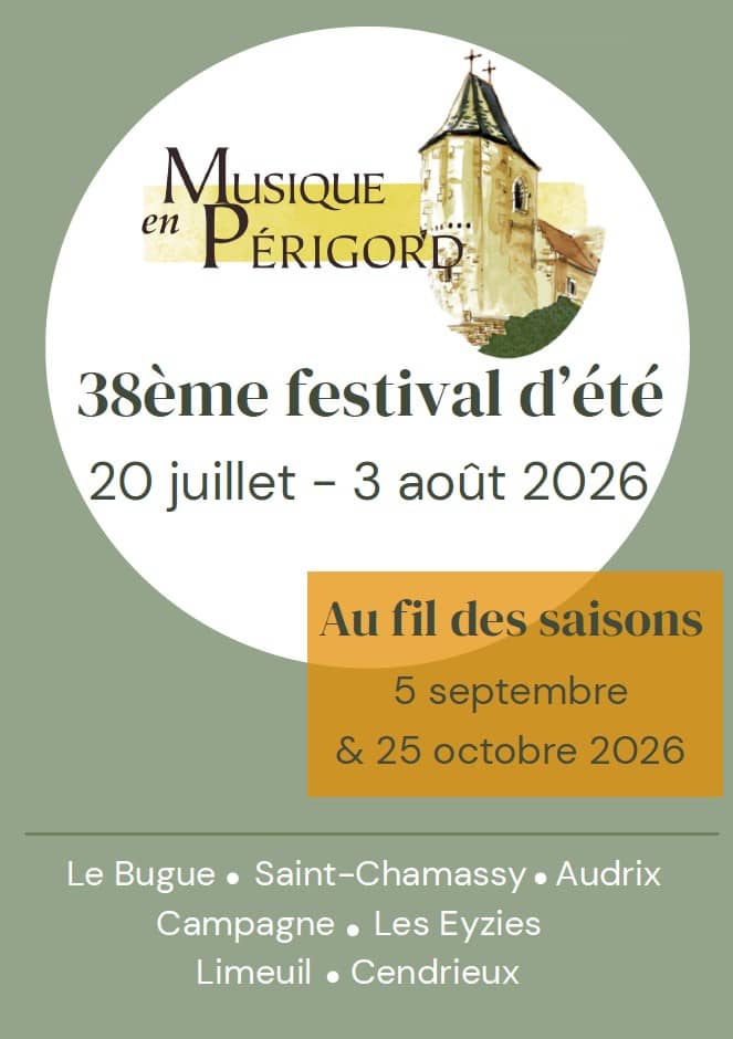 Illustration de l'événement : 38ème Festival Musique en Périgord - Jeunes prodiges