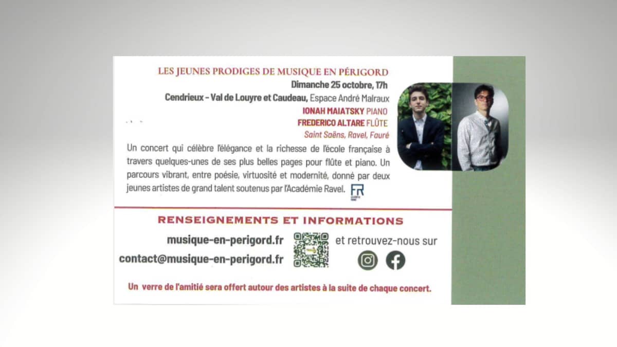 Illustration de l'événement : Concert piano flûte