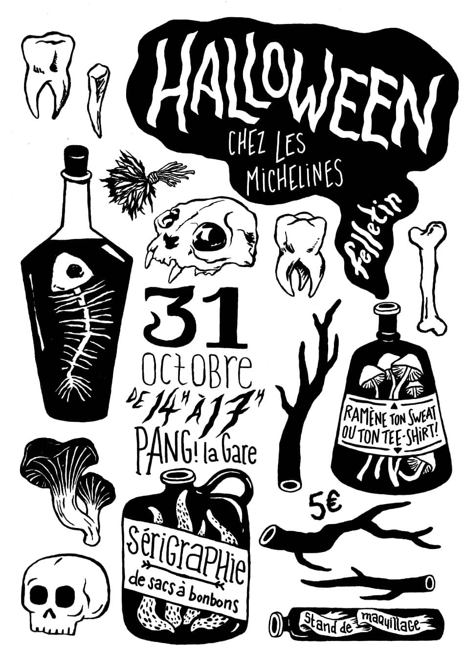 Illustration de l'événement : Halloween chez les Michelines