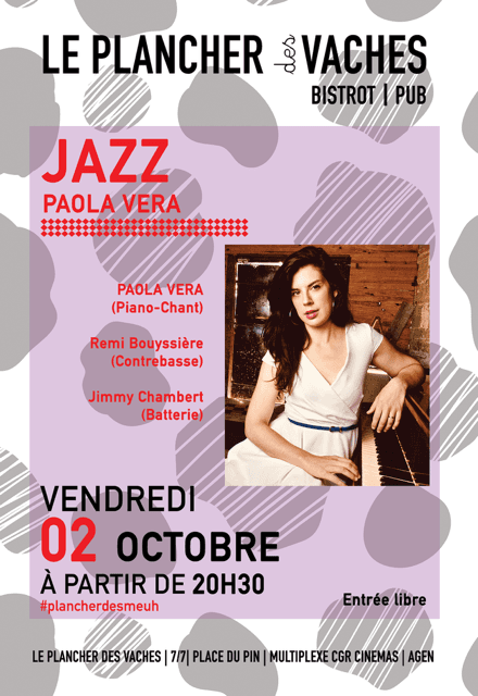Illustration de l'événement : Concert Jazz Avec Paola Vera