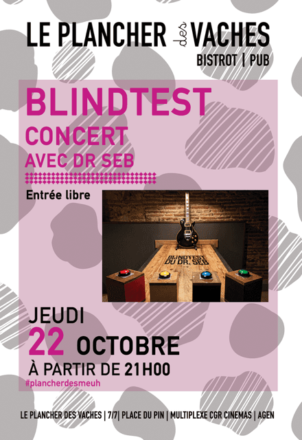 Illustration de l'événement : Blindtest Avec Dr Seb