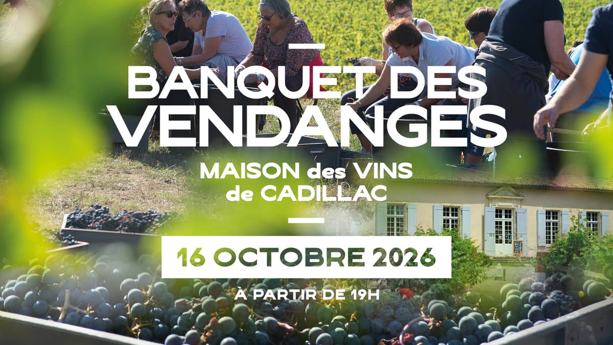 Illustration de l'événement : Banquet des vendanges à la Maison des Vins de Cadillac