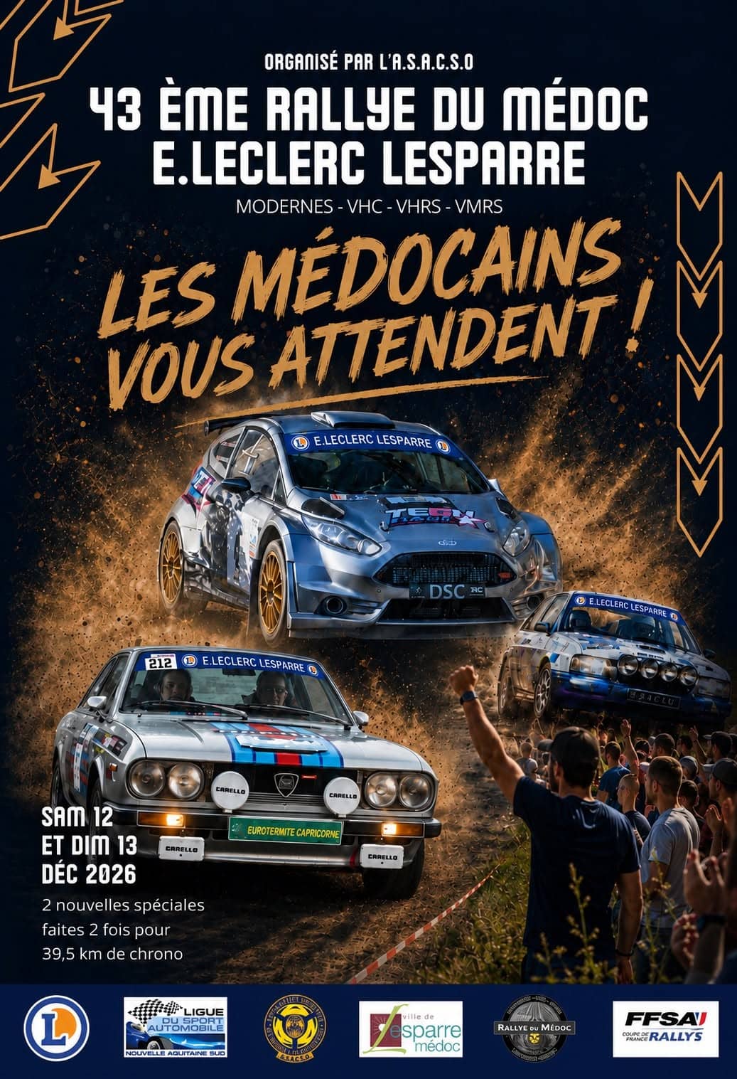Illustration de l'événement : 43ème Rallye du Médoc E.Leclerc