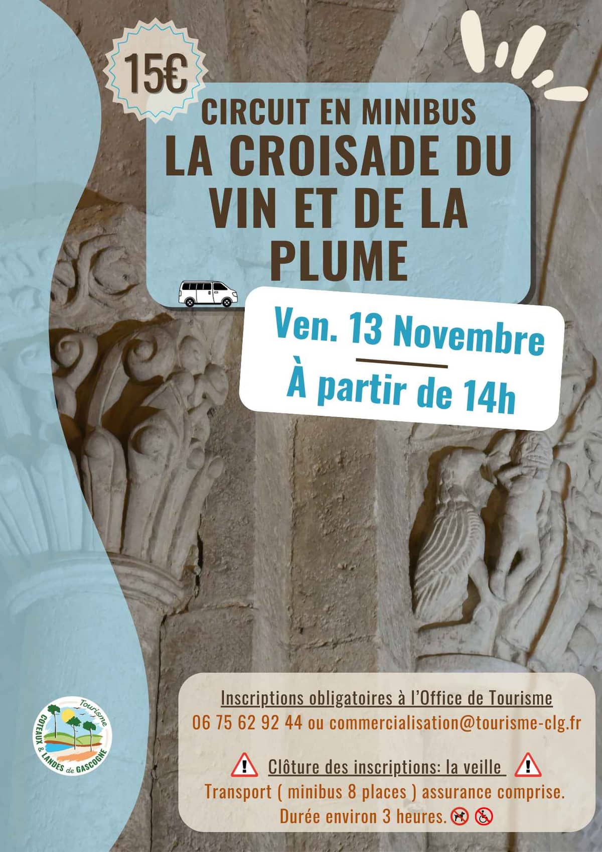 Illustration de l'événement : Mini-Circuit : La Croisade du Vin et de la Plume