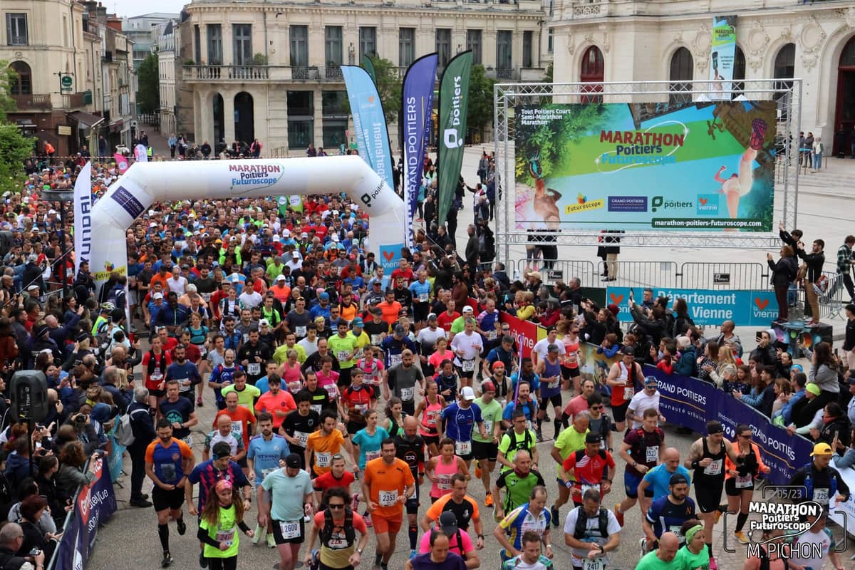 Illustration de l'événement : Marathon Poitiers Futuroscope