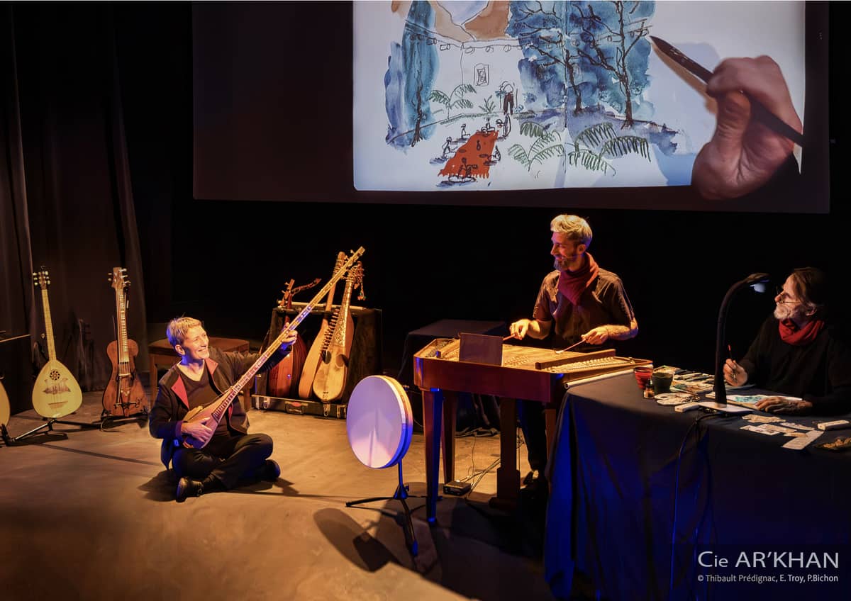 Illustration de l'événement : Mehman - Concert dessiné - Saison culturelle 2026 - 2027