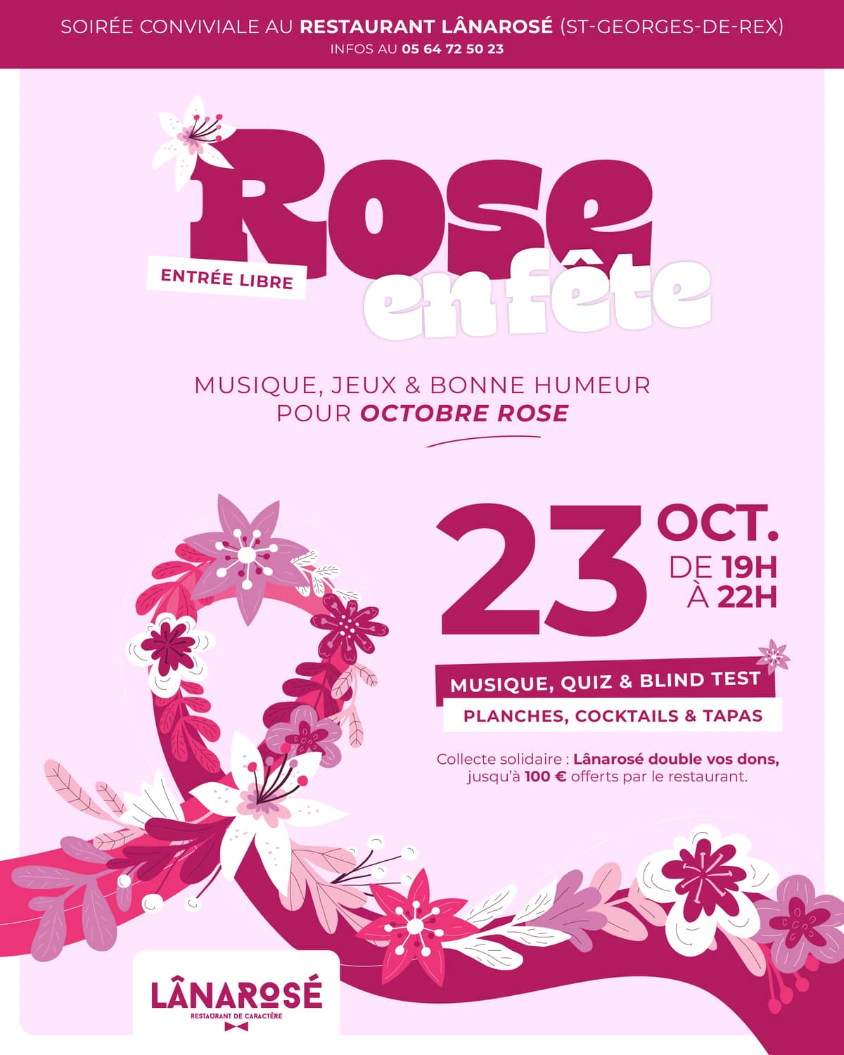 Illustration de l'événement : Rose en fête à Saint-Georges-de-Rex
