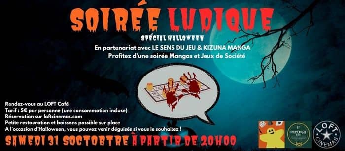 Illustration de l'événement : Soirée Ludique, Spécial Halloween !