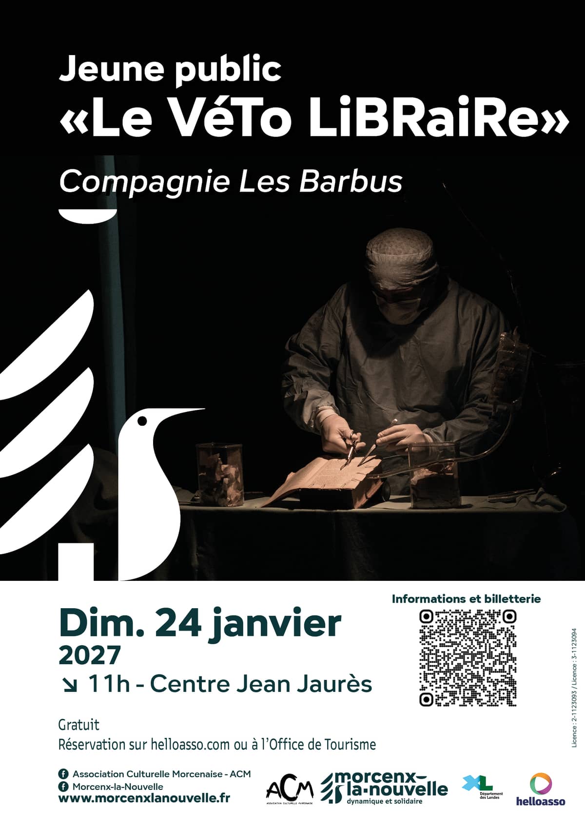 Illustration de l'événement : "Le véto Libraire" - Association Culturelle Morcenaise