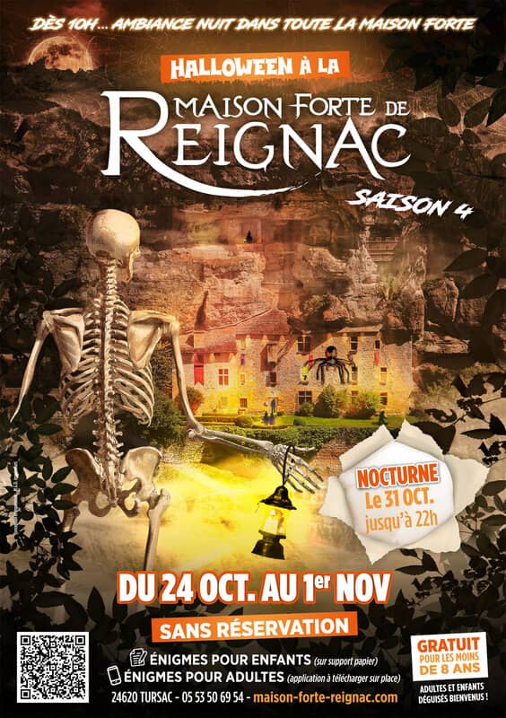 Illustration de l'événement : Les vacances d'automne et Halloween à la Maison Forte de Reignac