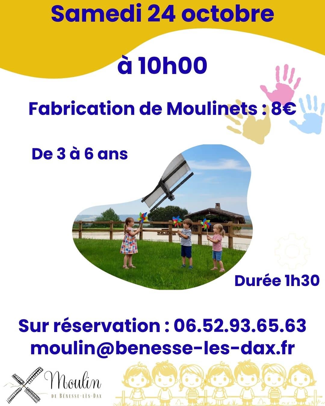 Illustration de l'événement : Atelier Enfant - moulinets
