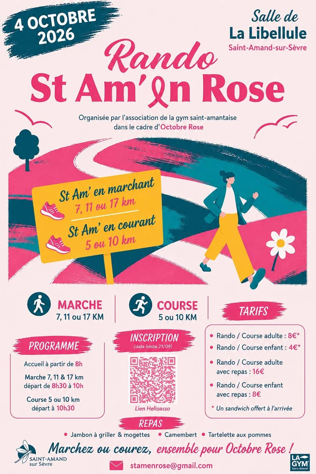 Illustration de l'événement : Octobre Rose - Rando St Am'en rose