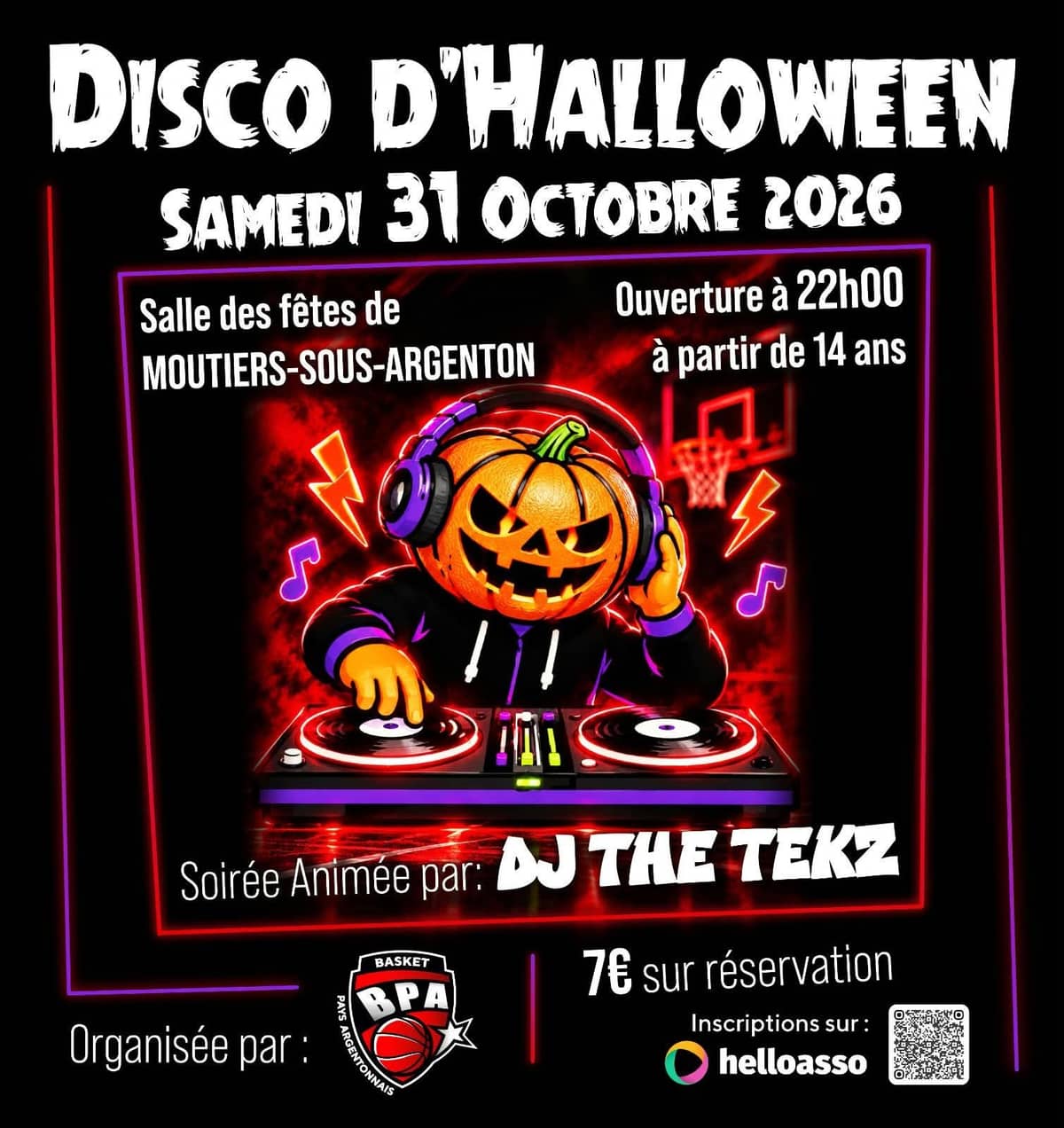 Illustration de l'événement : Halloween - Disco d'Halloween