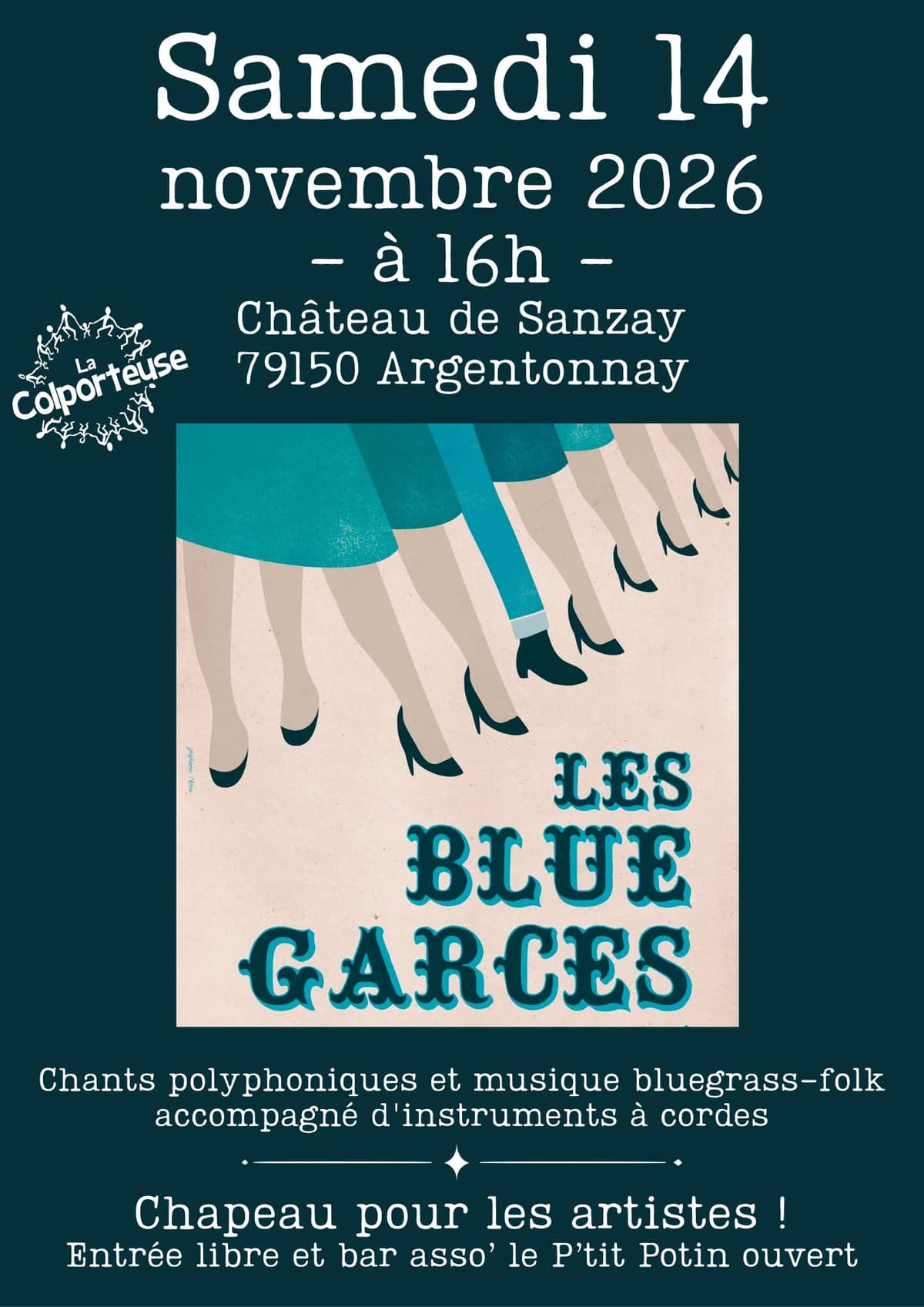 Illustration de l'événement : Concert - Chorale Les Blue Garces