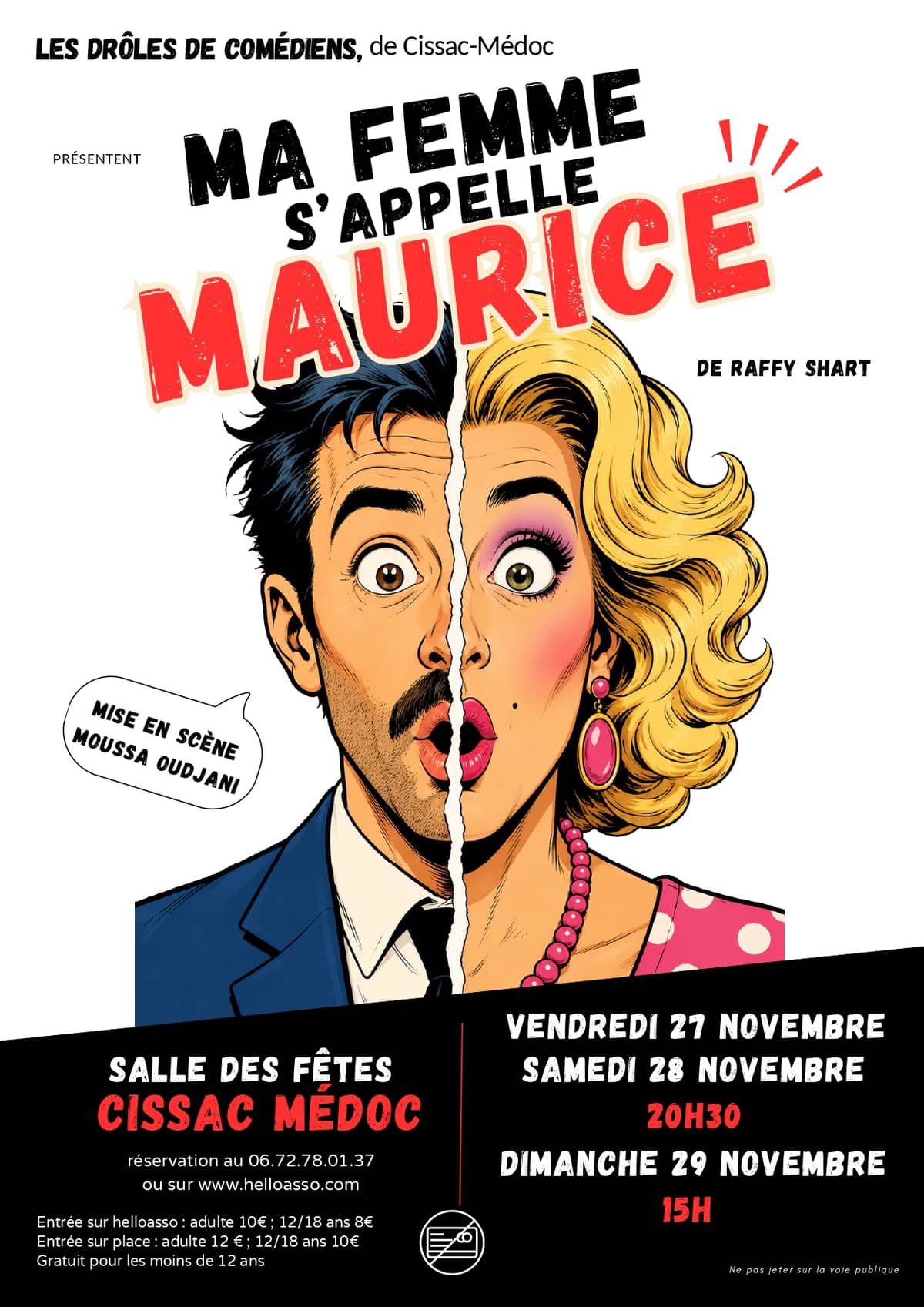 Illustration de l'événement : Théâtre : "Ma femme s'appelle Maurice"