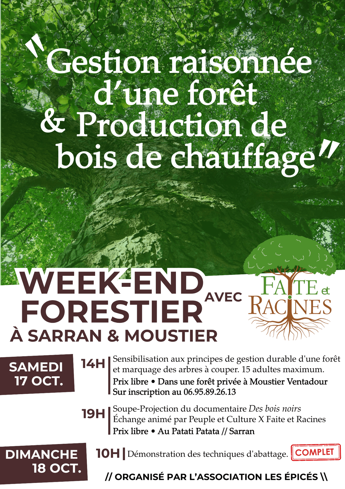 Illustration de l'événement : Week-end forestier