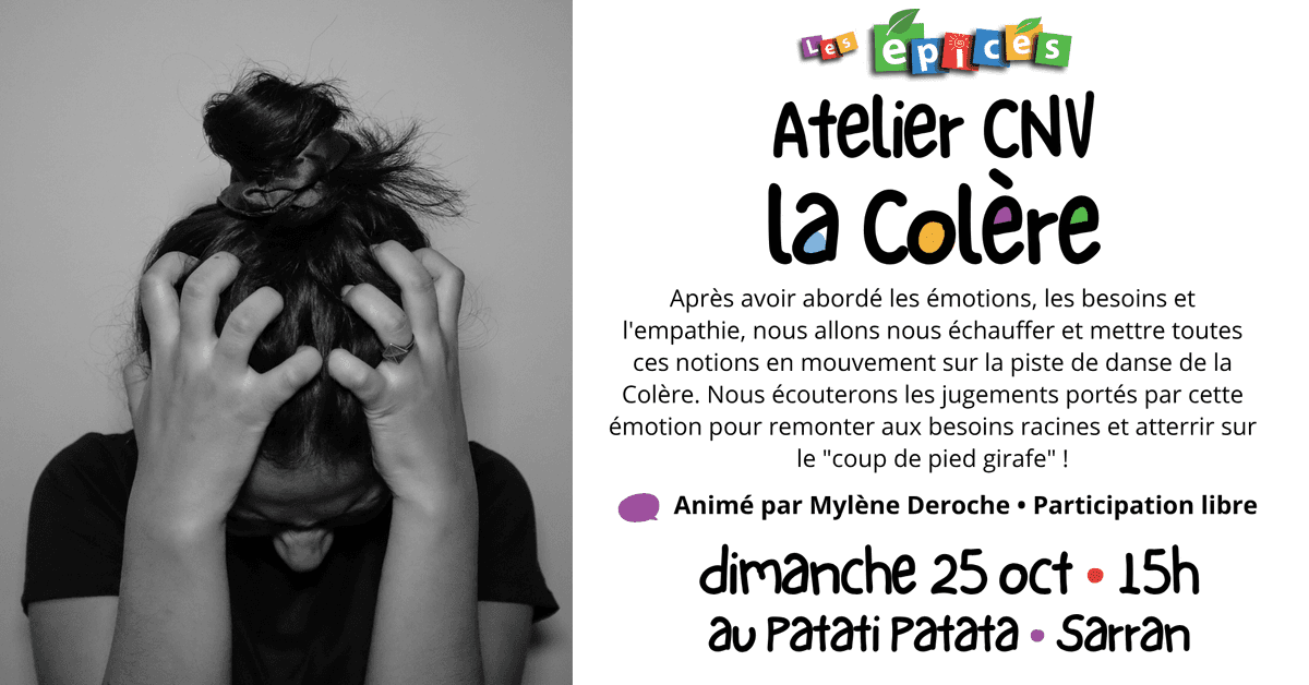 Illustration de l'événement : Rendez-vous CNV - La colère