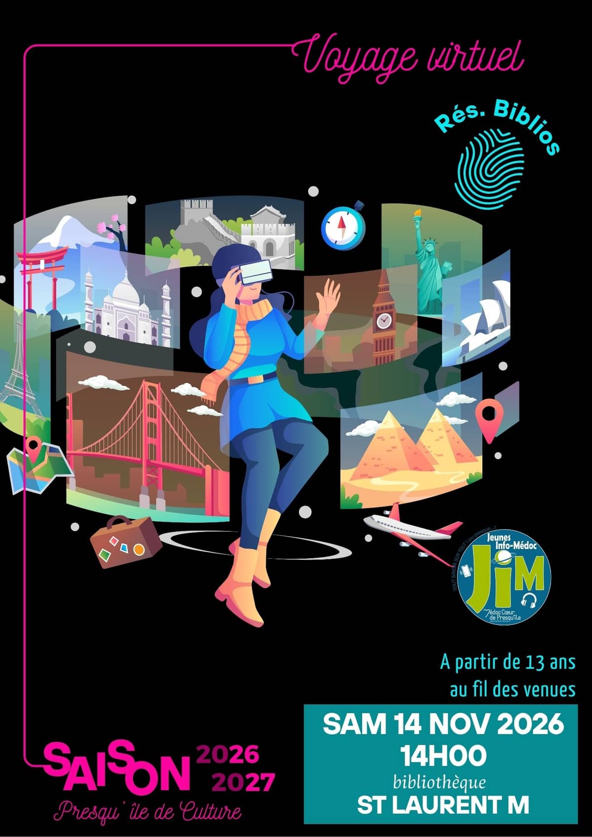 Illustration de l'événement : Voyage virtuel