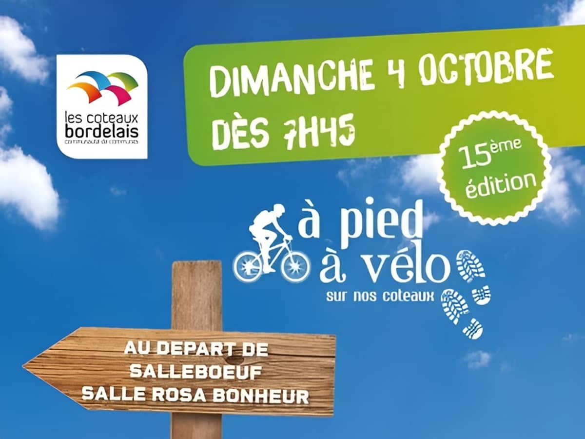 Illustration de l'événement : À pied à vélo sur nos coteaux - 15e édition
